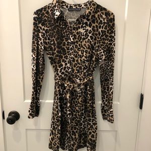 Cheetah print dress